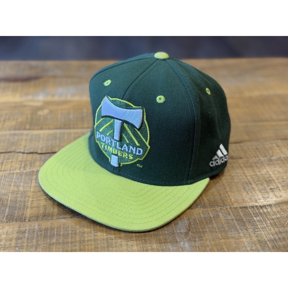 Portland Timbers Hat Adidas MLS Official, Green, One Size Fits All